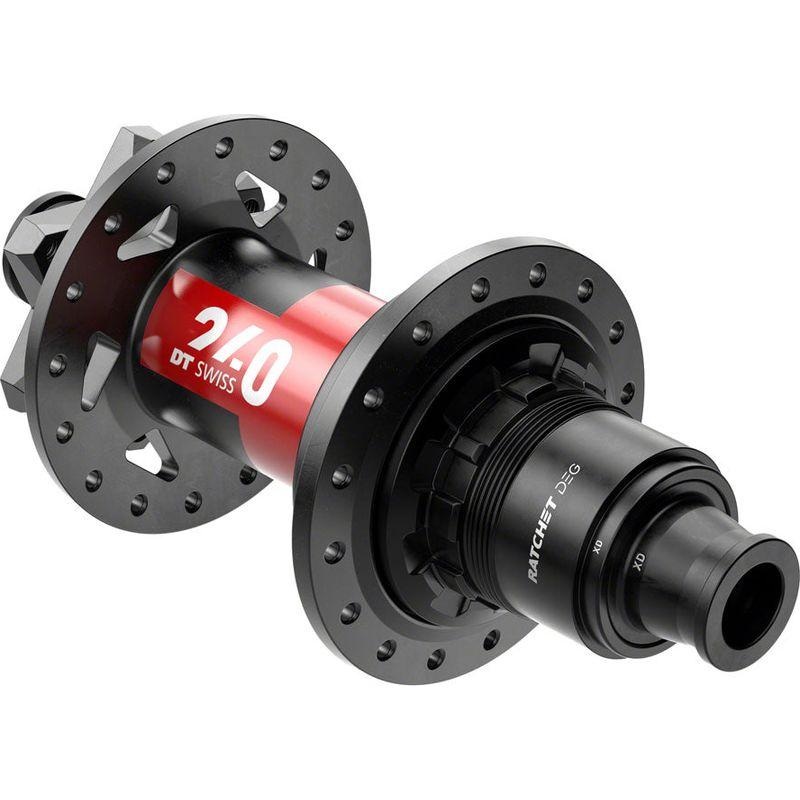 DT Swiss 240 DEG Rear Hub – 12 x 148mm 6-Bolt XD Black/Red 32H 90pt