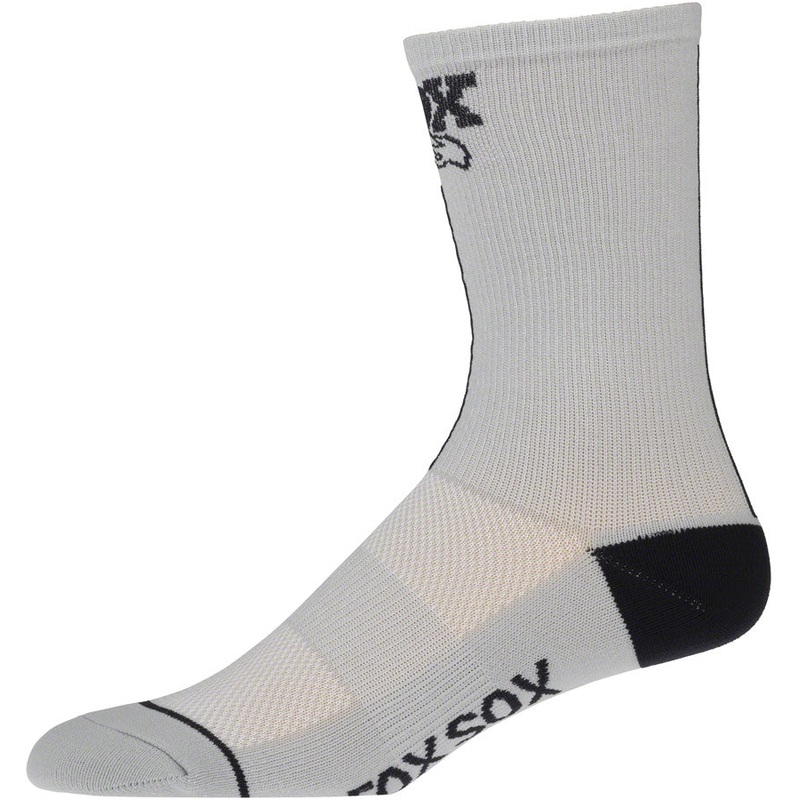 FOX Transfer Coolmax Socks – Gray 7″ Large/X-Large
