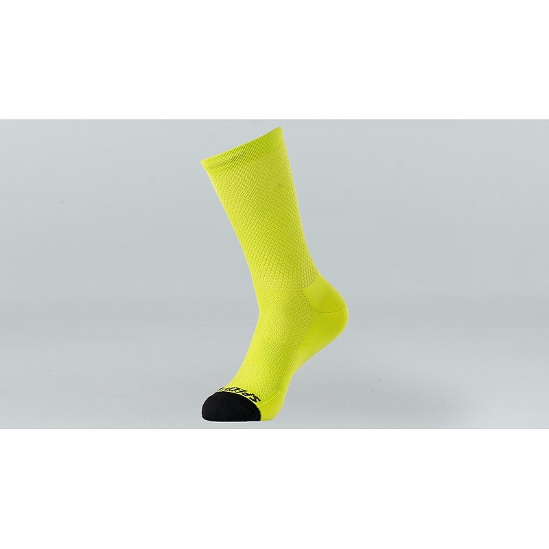 Specialized hydrogen vent tall sock hyper green m