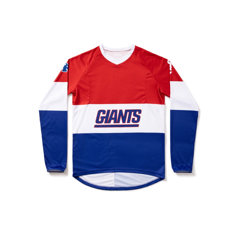 State Bicycle Co. | NFL Collection  Long-Sleeve MTB Jersey  New York Giants