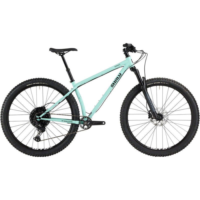 Surly Krampus Front Suspension Bike – 29″ Steel Blue Oyster Coat Large