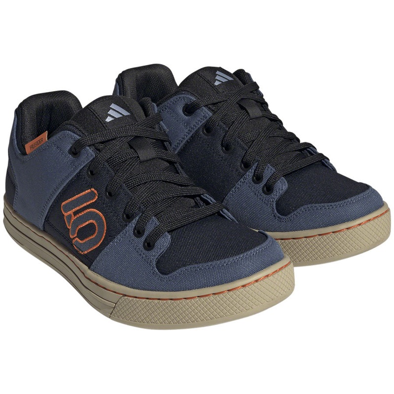 Five Ten Freerider Canvas Flat Shoes – Mens Core Legend Ink/Wonder Steel/Impact Orange 13
