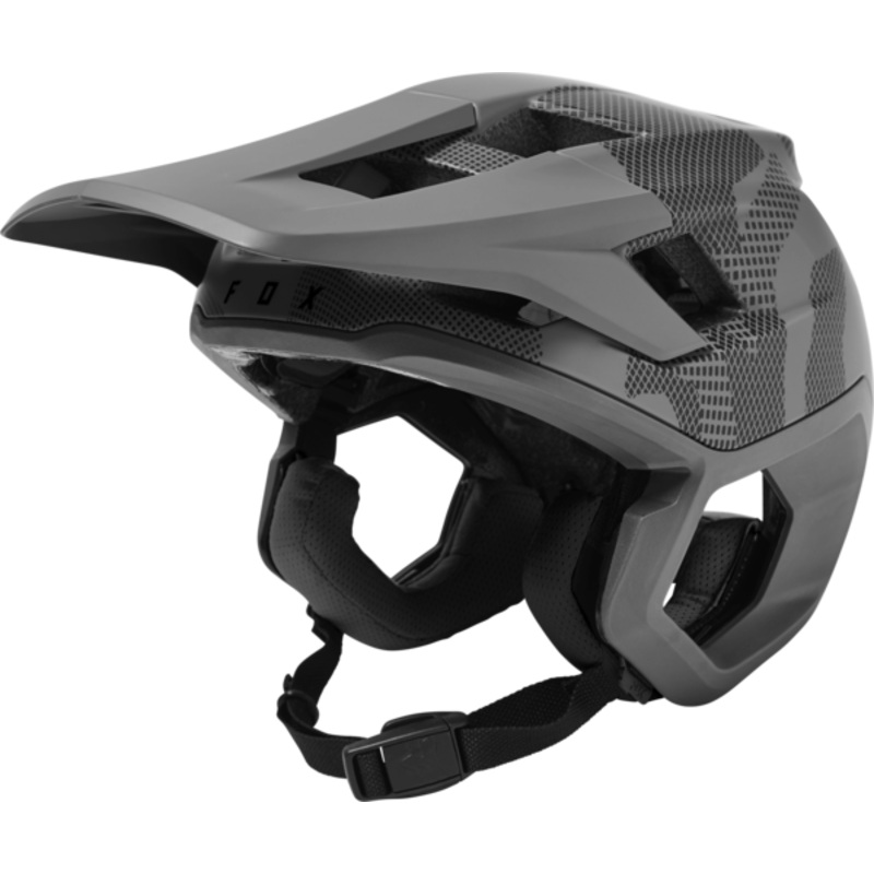 Fox Racing Dropframe Pro Camo MTB Helmet – Gray Camo