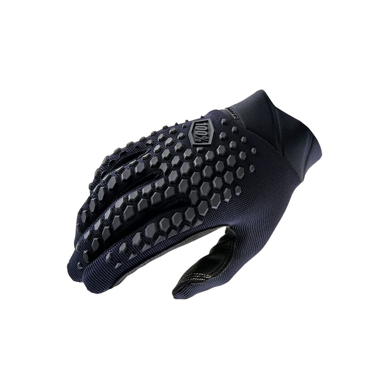 100% Geomatic Gloves – Black/Charcoal Full Finger Mens X-Large