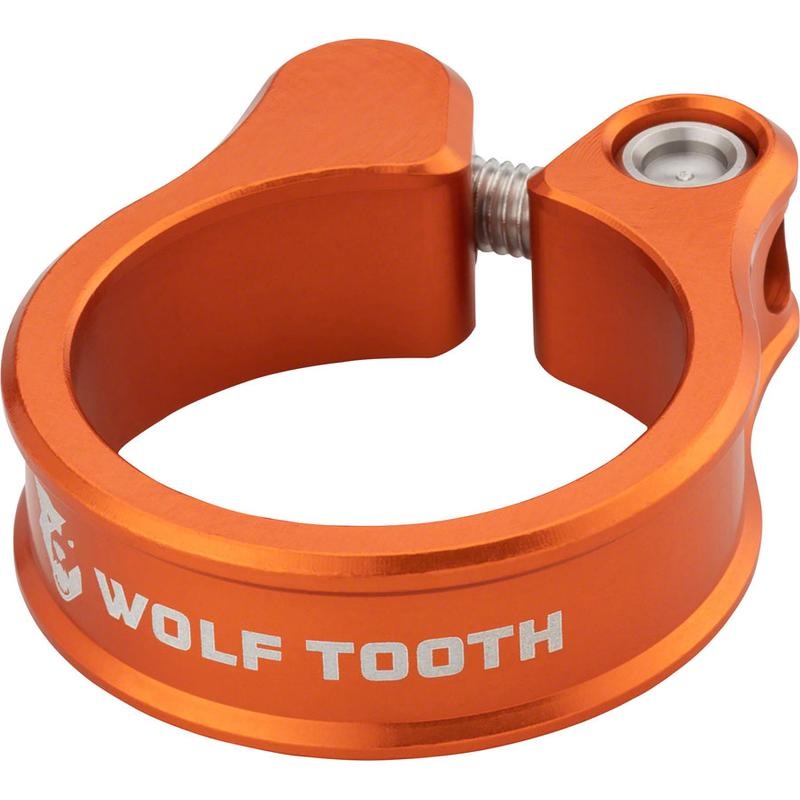 Wolf Tooth Seatpost Clamp – 36.4mm Bolt-On Orange