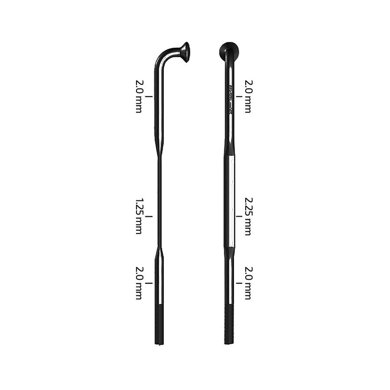 Zipp CX-Sprint Black J-Bend TCS Spokes Sapim CX-Sprint Black Length: 300 3pcs