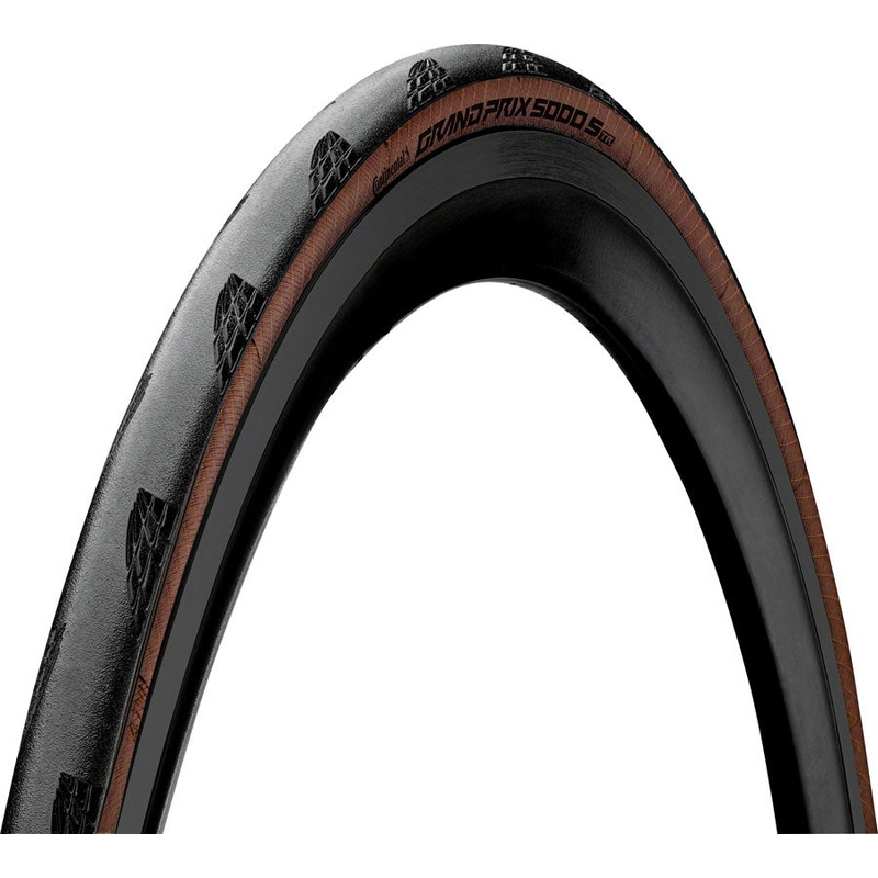 Continental Grand Prix 5000 S TR Tire – 700 x 30, Tubeless, Folding, Black/Transparent, BlackChili, Vectran Breaker,
