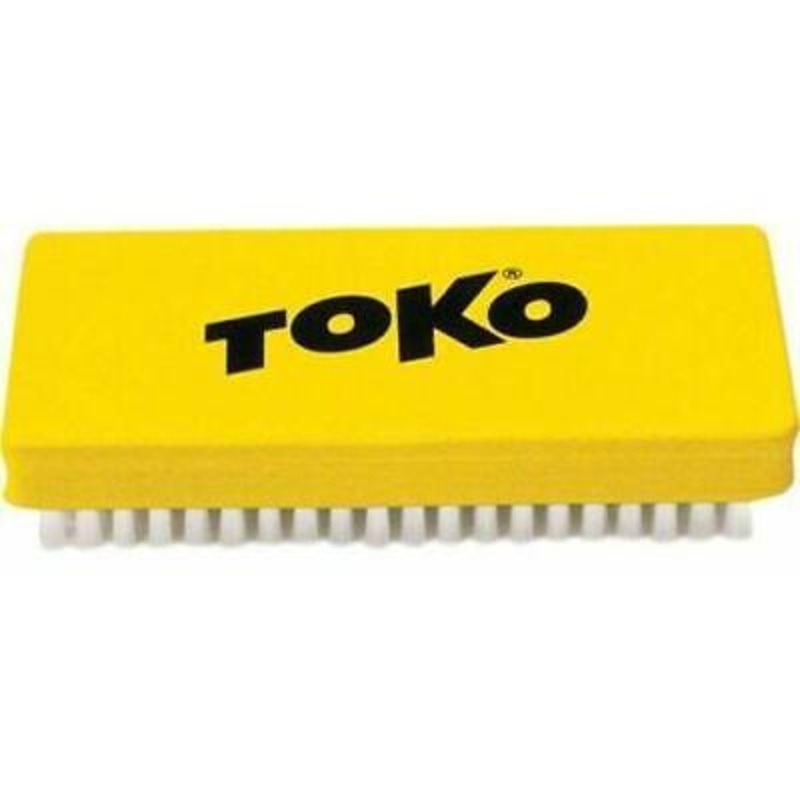 Toko Nylon Polishing Brush for Ski Wax Applications Polish Brushes 5545245 Clear