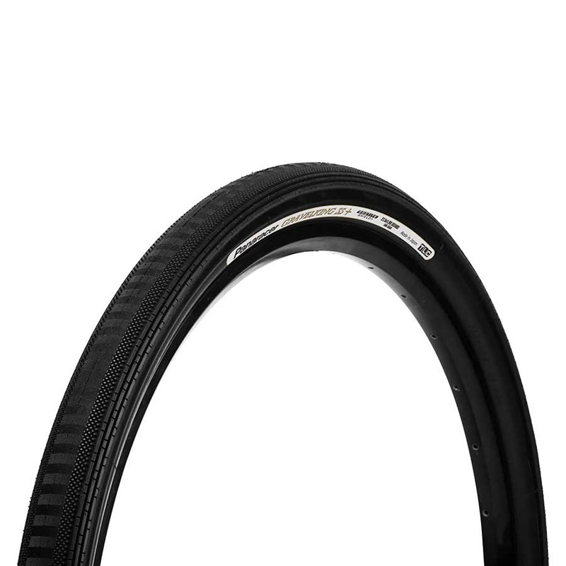 Panaracer Gravelking SS+ Tire 27.5×1.90 Folding Tubeless Ready ZSG Natural ProTite Shield 126TPI Black