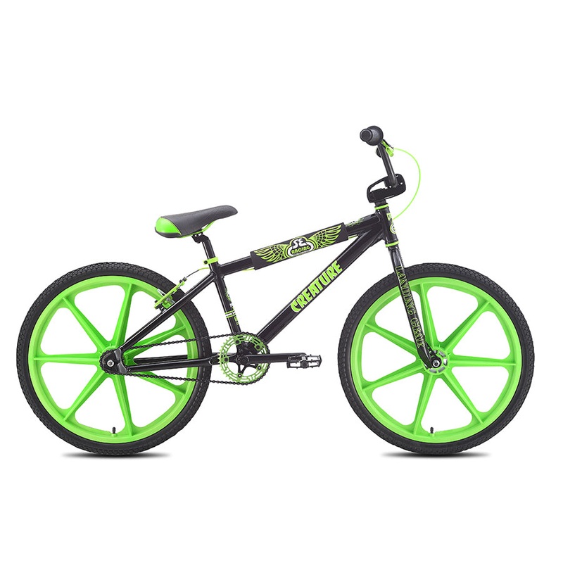 SE Bikes Creature 24″ BMX Freestyle Bike-Midnight Black