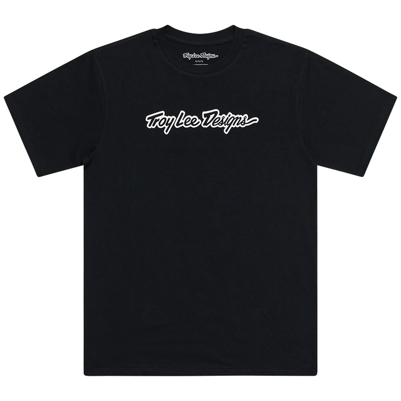 Troy Lee Designs Signature Short Sleeve Tee – Black