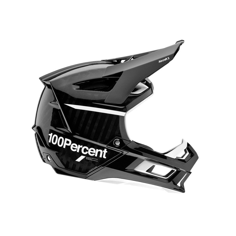 100% Aircraft 2 Full Face Helmet – Black-White – 2021