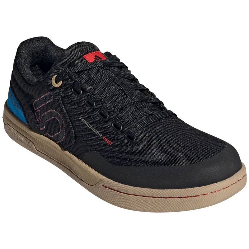 Five Ten Freerider Pro Canvas Flat Shoes – Men’s, Core Black/Carbon/Pulse Lime, 13