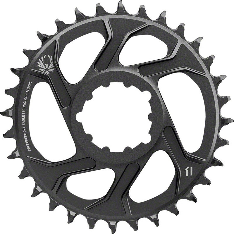 SRAM X-Sync 2 Eagle Direct Mount Chainring – 30 Tooth, 3mm Boost Offset, 12-Speed, Black