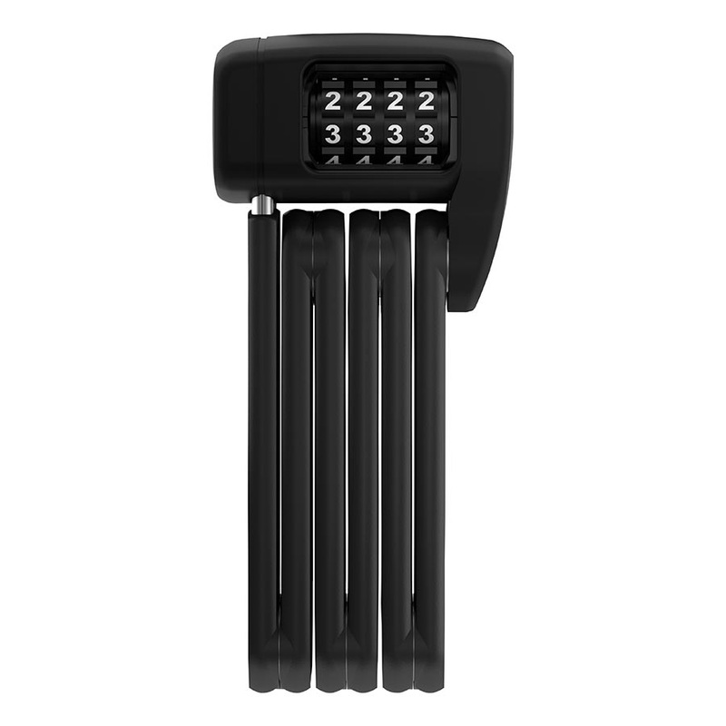 Abus BORDO Lite Mini 6055C/60 Folding Lock – Combination 2 5mm SH Bracket BLK