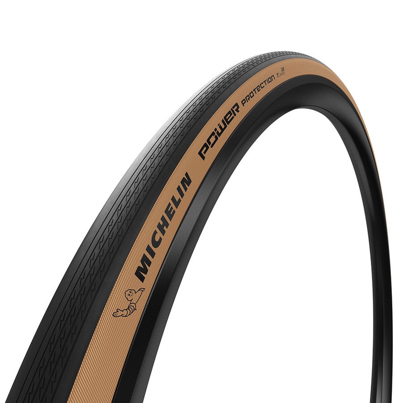 Michelin POWER PROTECTION Road Tire 700x28C Folding Tubeless Ready MAGI-X 3×120 Tanwall