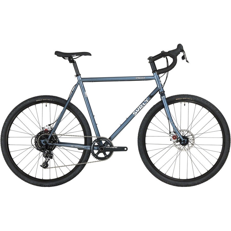 Surly Straggler Bike – 650b, Steel, Cold Steel Blue, 46cm