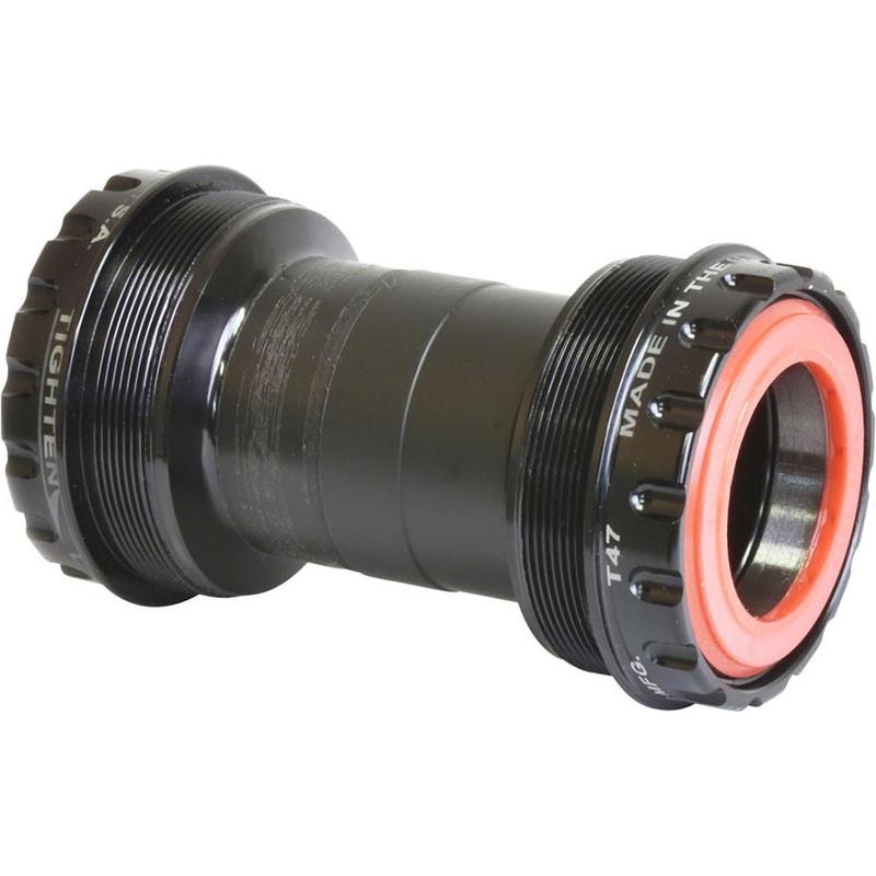 Wheels Manufacturing T47 Outboard Bottom Bracket – DUB Spindle ABEC-3 Bearing Black