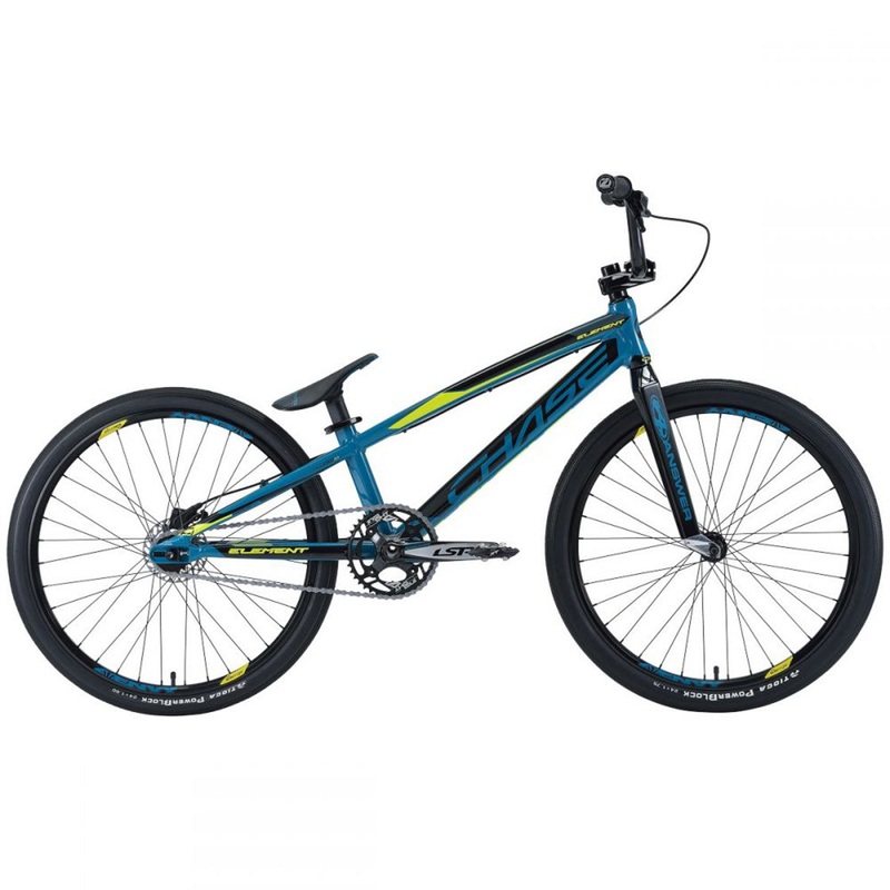 Chase Element Pro Cruiser 24″ BMX Race Bike-Petrol Blue/Black/Neon Yellow