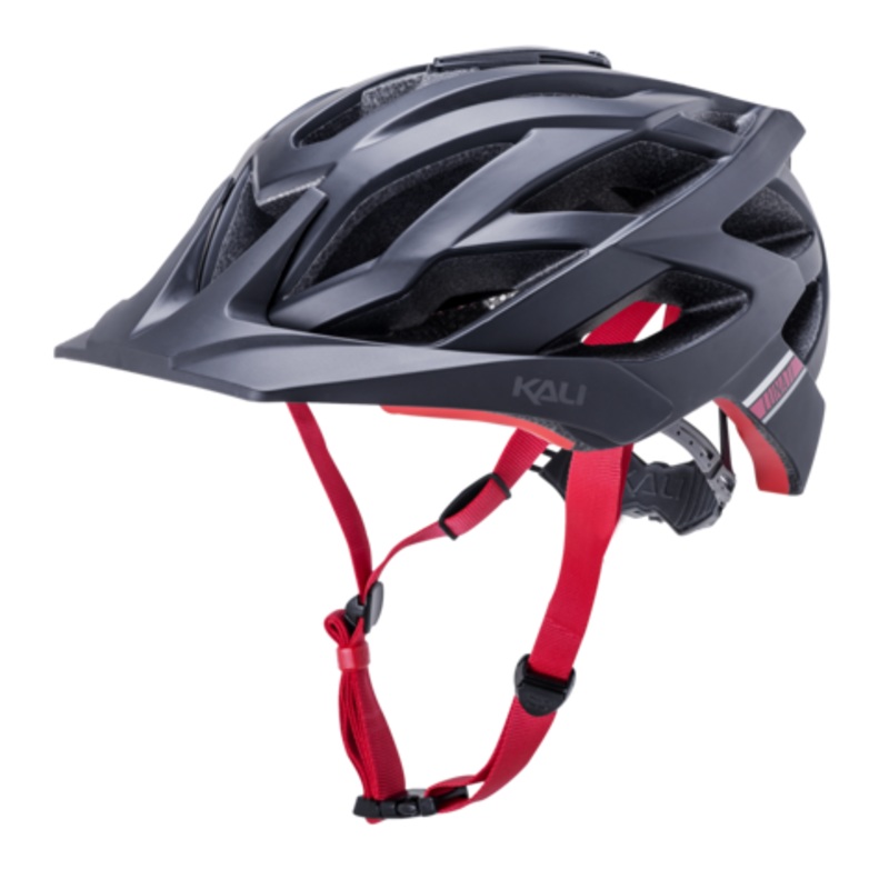 Kali Lunati Sync MTB Helmet – Matt Black-Red