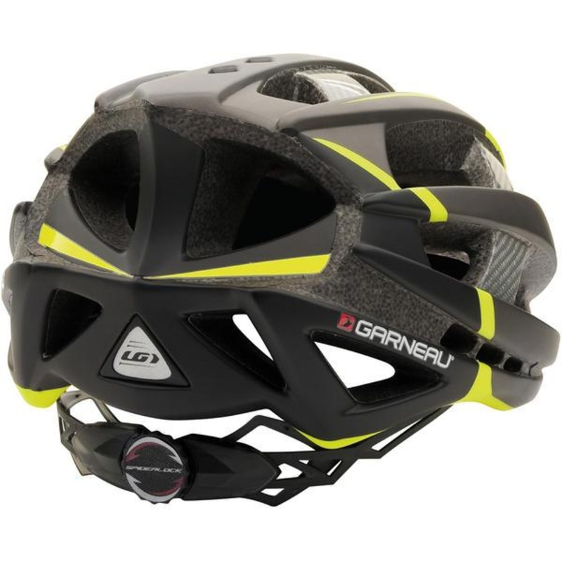 Louis Garneau Quartz II Road Helmet – Matt Gray-Yellow