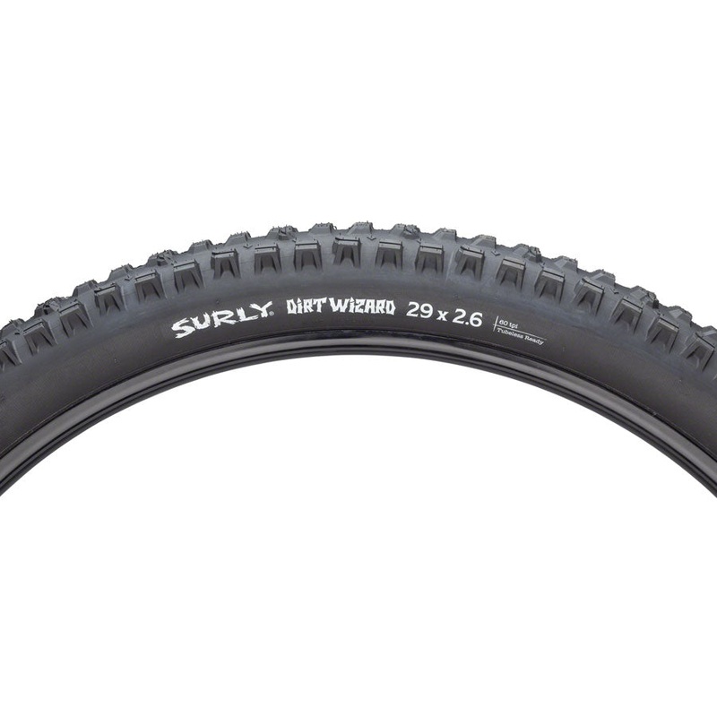 Surly Dirt Wizard Tire – 29 x 2.6, Tubless, Folding, Black, 60tpi