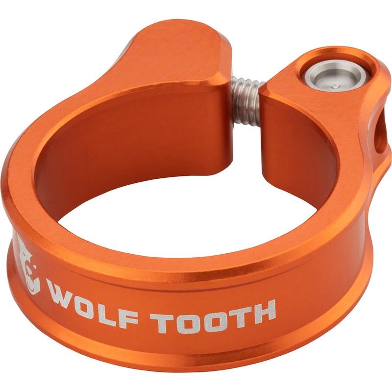 Wolf Tooth Seatpost Clamp – 29.8mm Bolt-On Orange