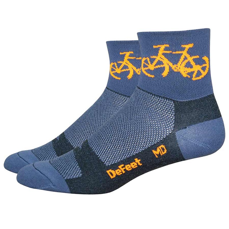 DeFeet Aireator 3″ Socks Townee Charcoal XL Pair