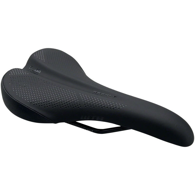 Bike Saddle WTB Rocket – Black 2665mm Width Steel Rails Microfiber Cover