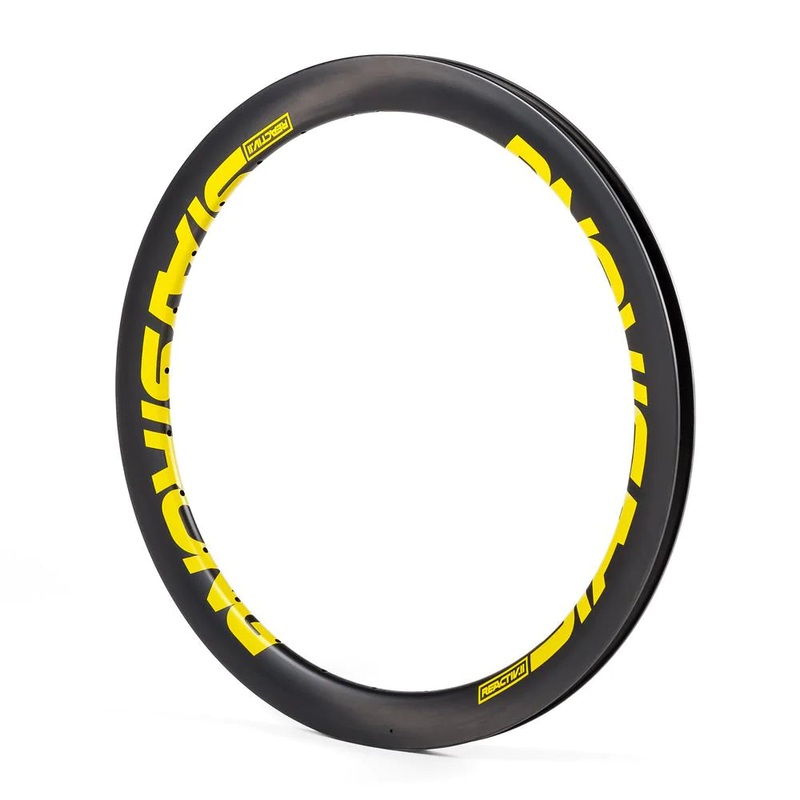 Stay Strong Reactiv 2 Pro Carbon BMX Rim-Front-Yellow-20×1.75″