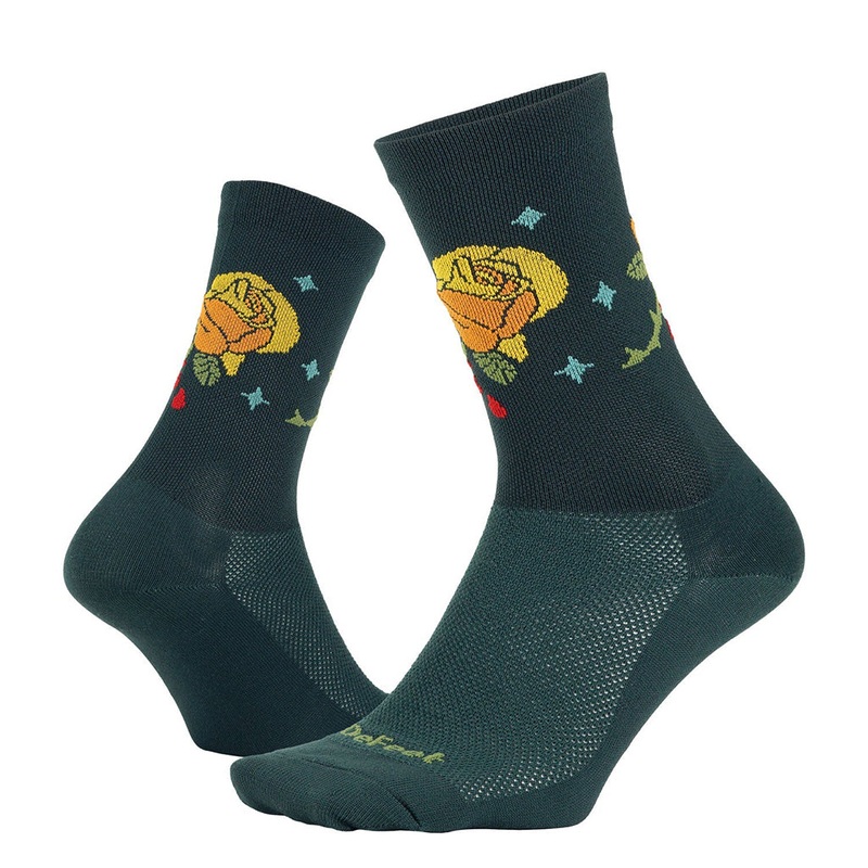 DeFeet Aireator 6″ Thorny Rose 7-9 Green