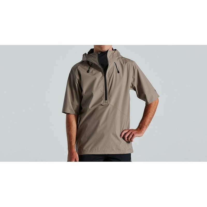 Specialized trail-series rain anorak ss taupe xl