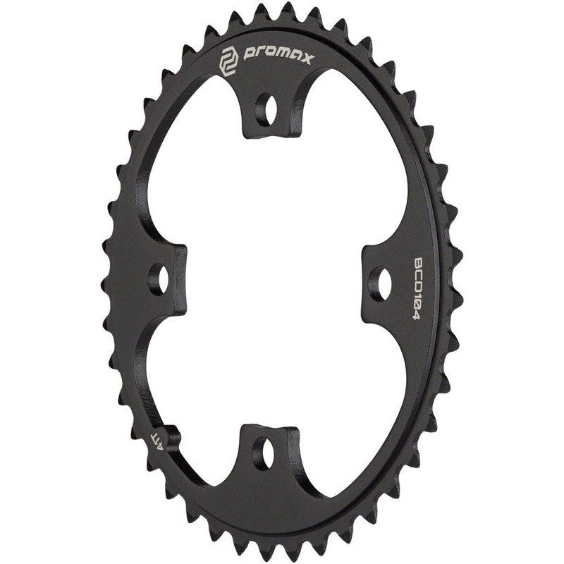 Promax 4-Bolt Chainring – 41t 104 BCD Black