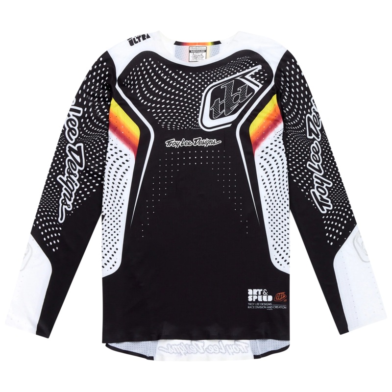 Troy Lee Designs Sprint Ultra Long Sleeve MTB Jersey – Optic – Black