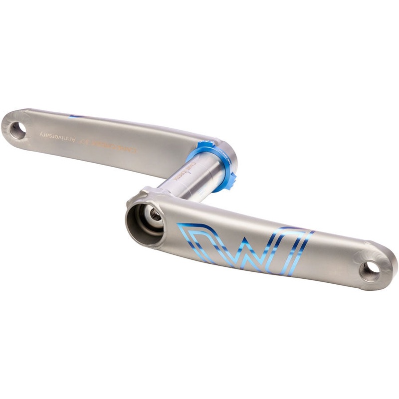 Cane Creek eeWings 30th Anniversary All-Road Titanium Crankset – 165mm, 8-Bolt Direct Mount, 30mm Spindle, Brushed