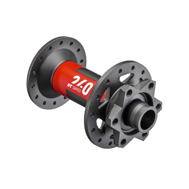 DT Swiss 240s MTB Disc Hub – EXP Boost – Front – Black-Red