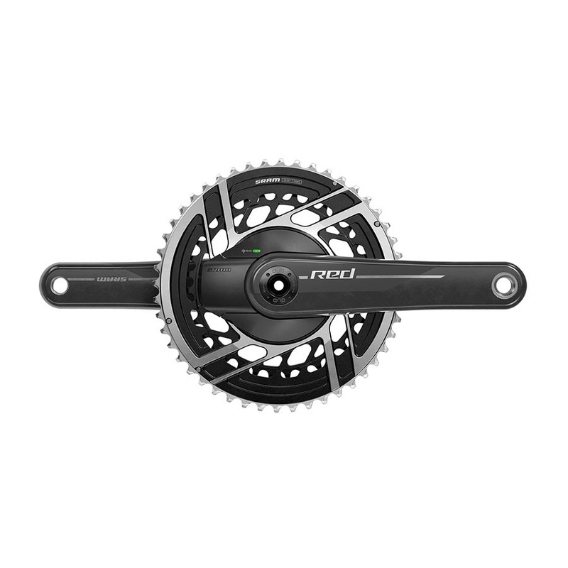 SRAM RED AXS Power Meter Crankset – 172.5mm 2x 12-Speed 48/35t 8-Bolt Direct Mount DUB Spindle Interface Natural Carbon E1