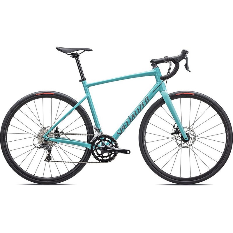 2024 Specialized allez e5 disc bike gloss lagoon blue / cool grey / blaze 58