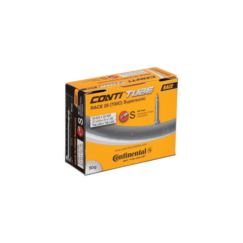 Continental Race 28 Supersonic Tubes 700 x 20-25 42mm Presta