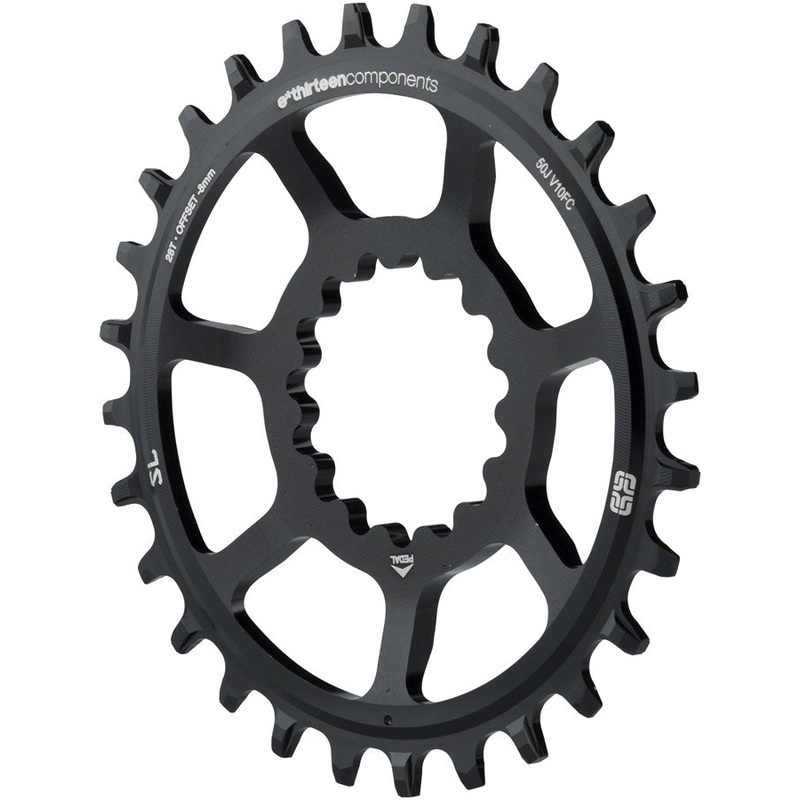 e*thirteen Direct Mount SL Guidering – 10/11/12-speed, 30T, Narrow Wide, Black