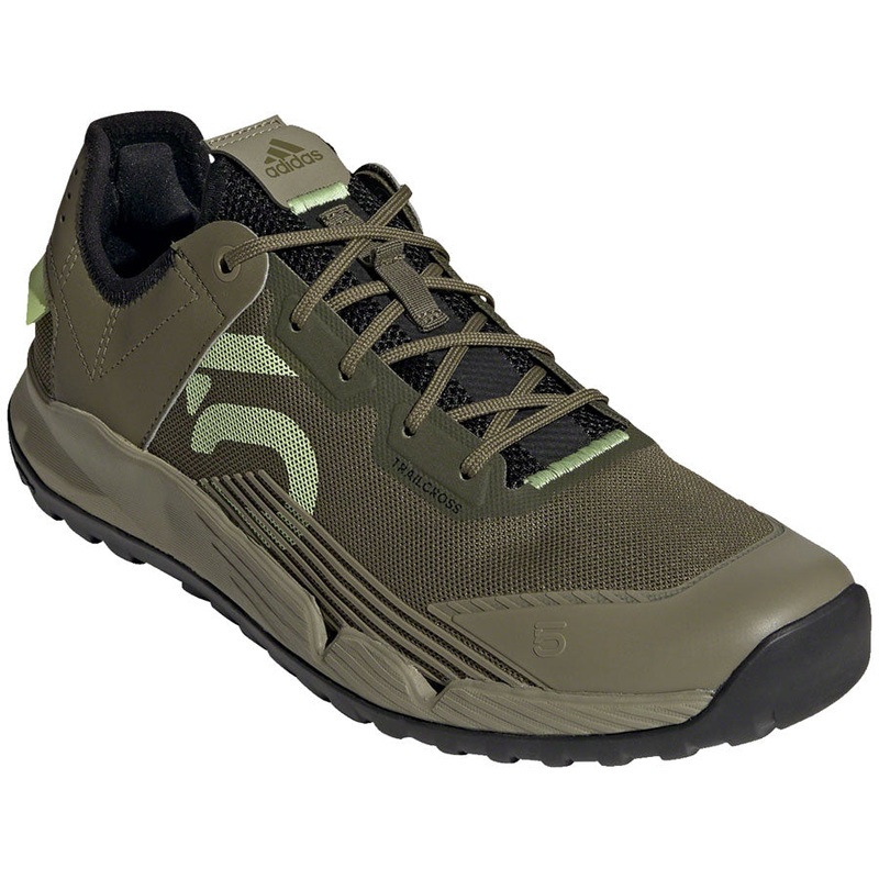 Five Ten Trailcross LT Flat Shoes – Mens Focus Olive/Pulse Lime/Orbit Green 9.5