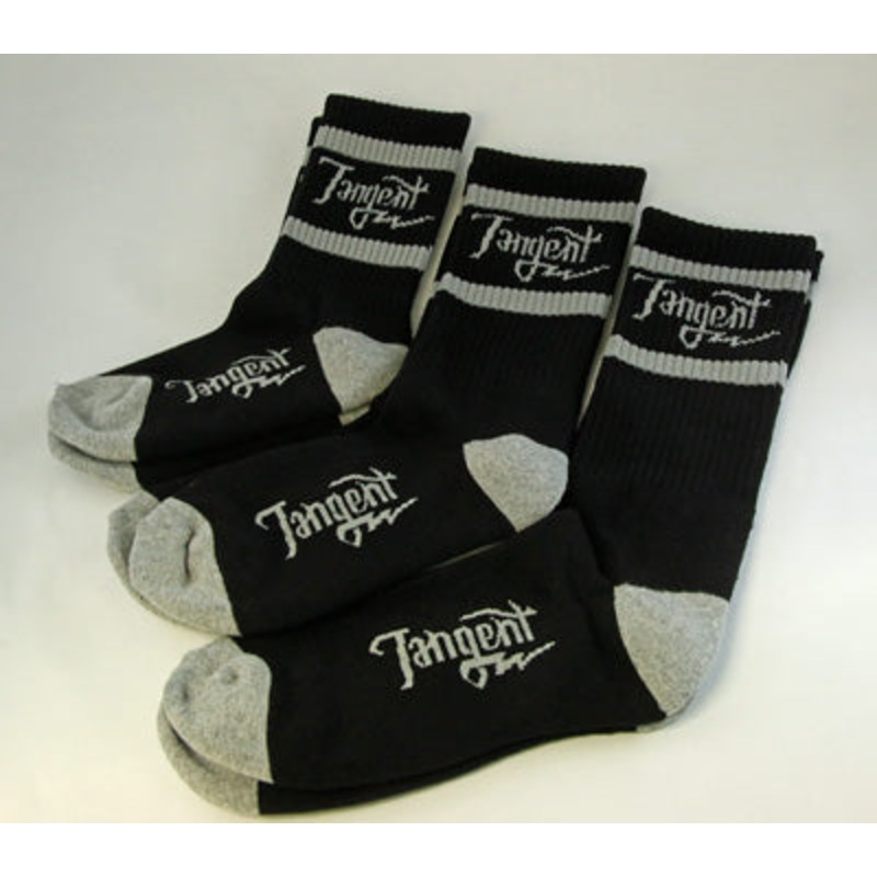 Tangent Tubular Socks-Black/Grey