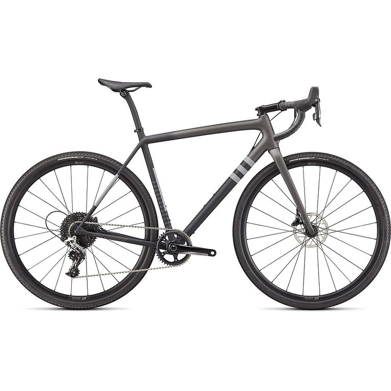 2022 Specialized crux comp bike satin smoke/black/cool grey 54