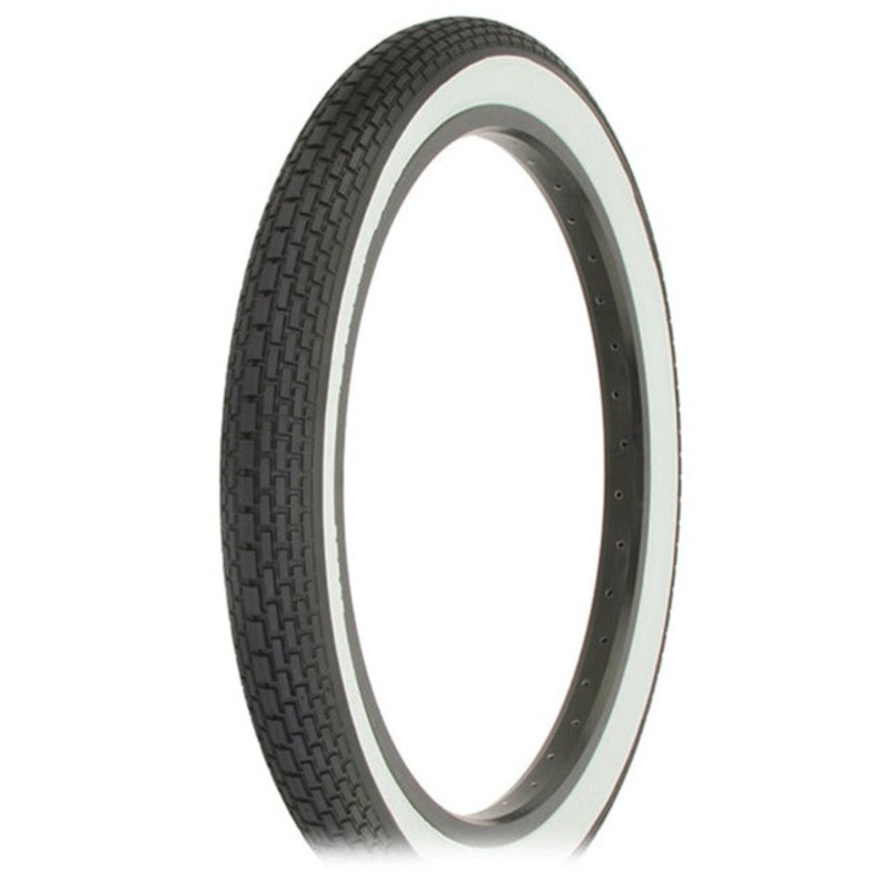 20×2.125 Duro Westwind Brick Tread Tire – Black w/ Whitewall