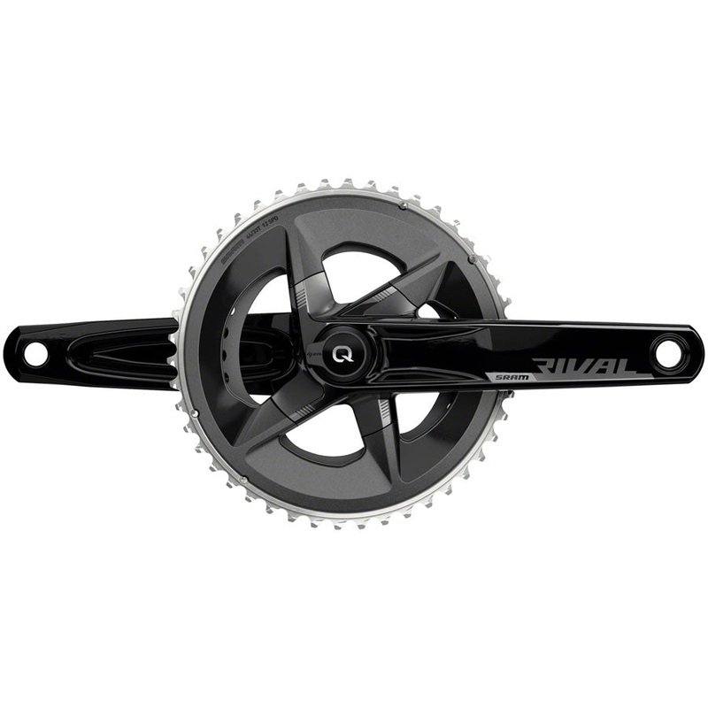 SRAM Rival AXS Crankset Quarq Power Meter – 172.5mm 12-Speed 46/33t Yaw 107 BCD DUB Spindle Interface BLK D1