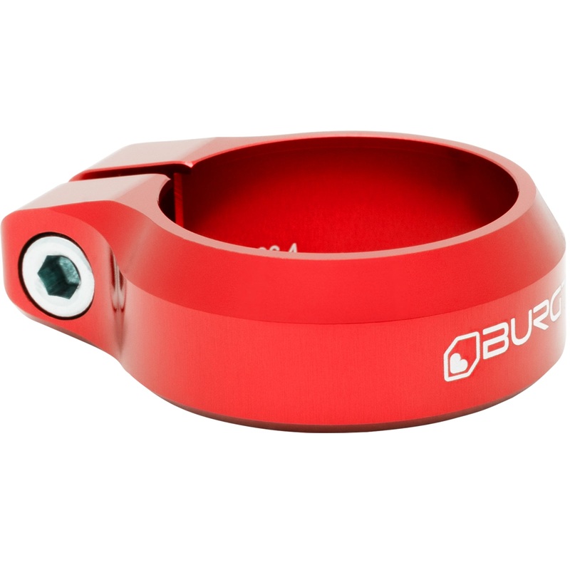 Burgtec Seat Clamp – 36.4mm Diameter – Race Red