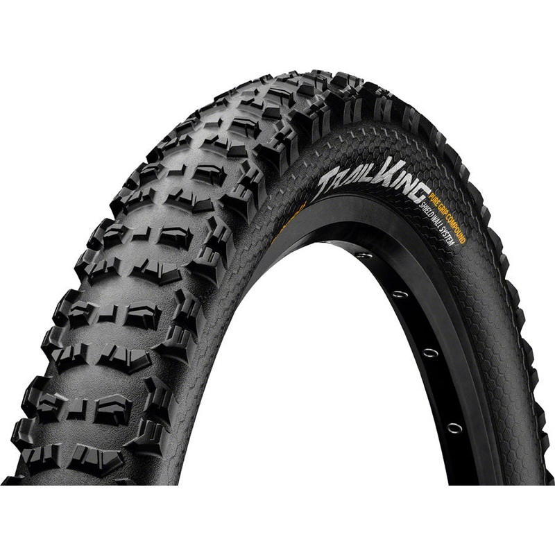 Continental Trail King Tire – 27.5 x 2.40, Tubeless, Folding, Black, ShieldWall System