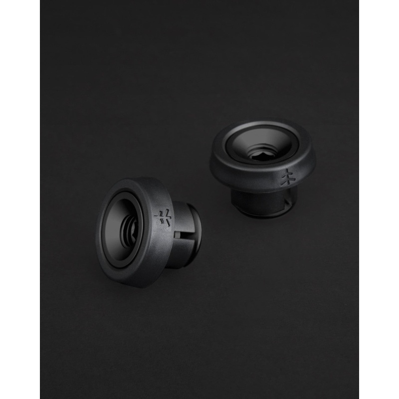 Fly Volcano Graphite Bar Ends (Flat Black)