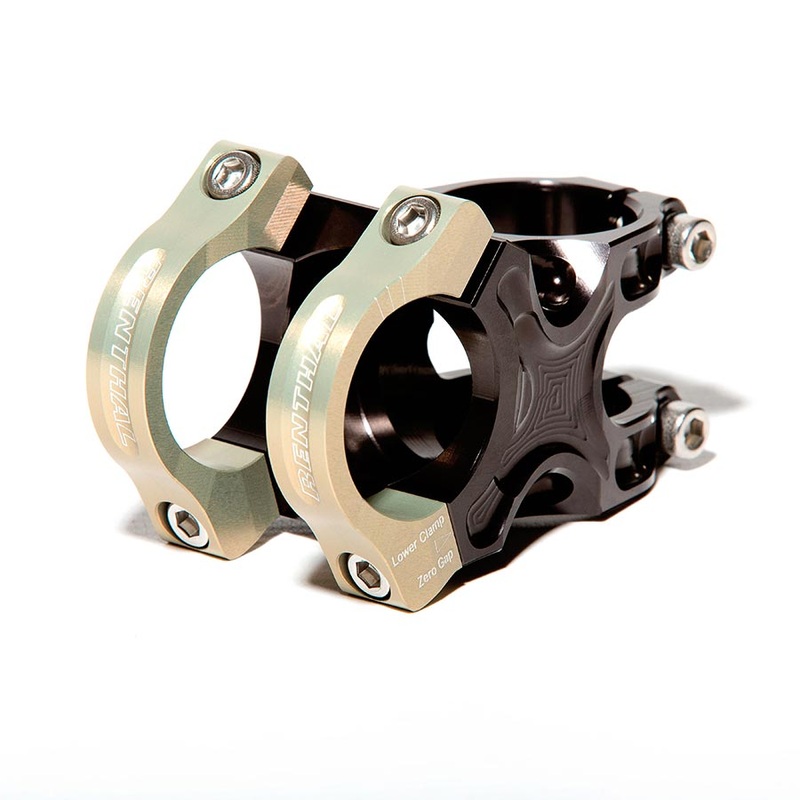 Renthal Apex Stem – 50mm 31.8 Clamp +/-6 1 1/8″ Aluminum Black/Gold