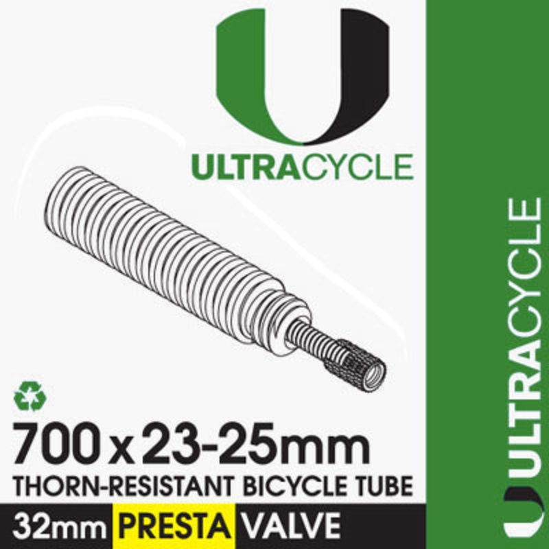 Uc 700X23-25,Tube,32Mm,Pv,Tr Thorn-Resistant, 20 Per Case Triple-Thick/Puncture Resistant  Tubes  700C / 622